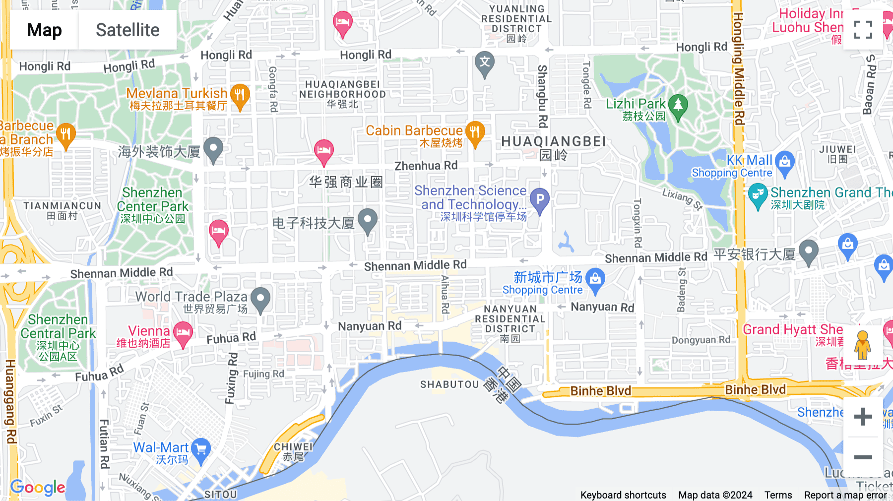 Click for interative map of 8C, Block A, Xinghua Building, No. 2018, Shennan Middle Road, Shenzhen