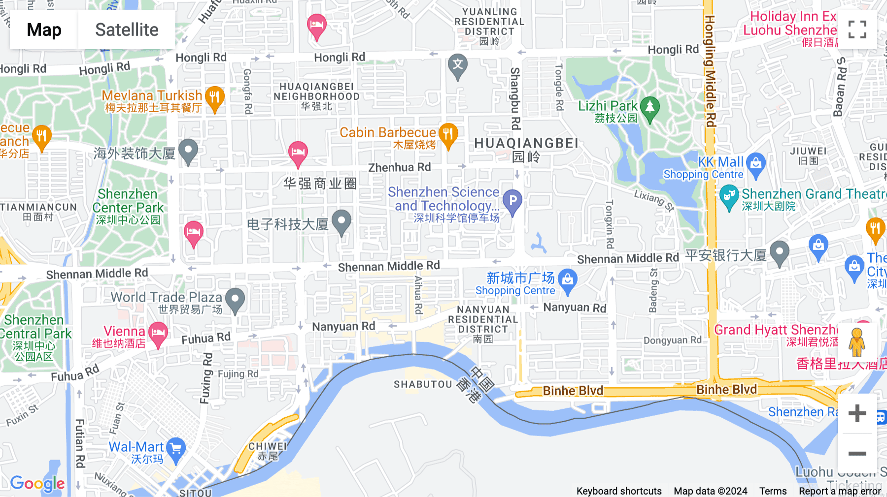 Click for interative map of 9th Floor, Block B, Xinghua Building, No.2018 Shennan Middle Road, Futian District, Shenzhen