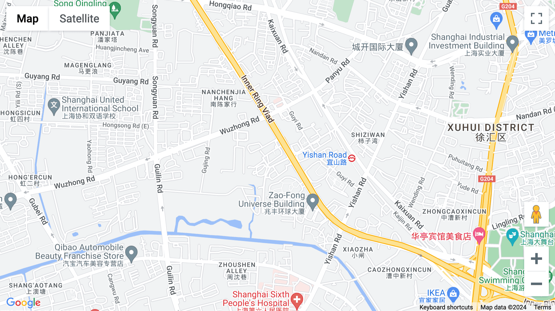 Click for interative map of 2nd Floor, Building B, Hongwell International Building, No. 1602, Zhongshan West Road, Xuhui District, Shanghai