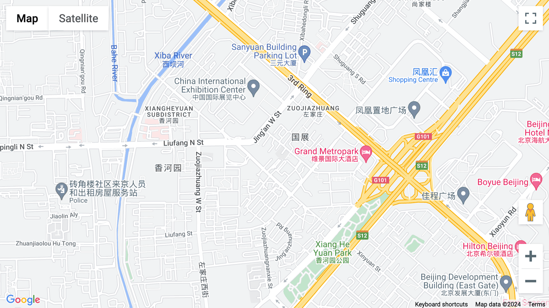 Click for interative map of 3rd, 5th, 6th, 8th, 9th Floors, Tongchengda Building, Building 26, Jing'anli, Chaoyang District, Beijing