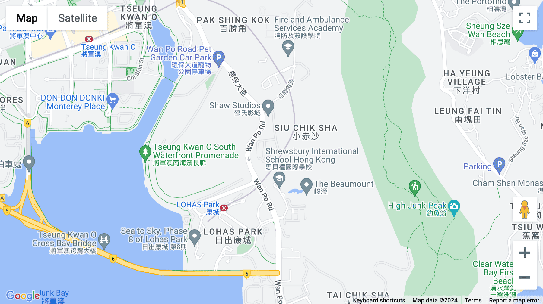 Click for interative map of Level 1, Shaw House, Shaw Studios, 201 Wan Po Road, Hong Kong