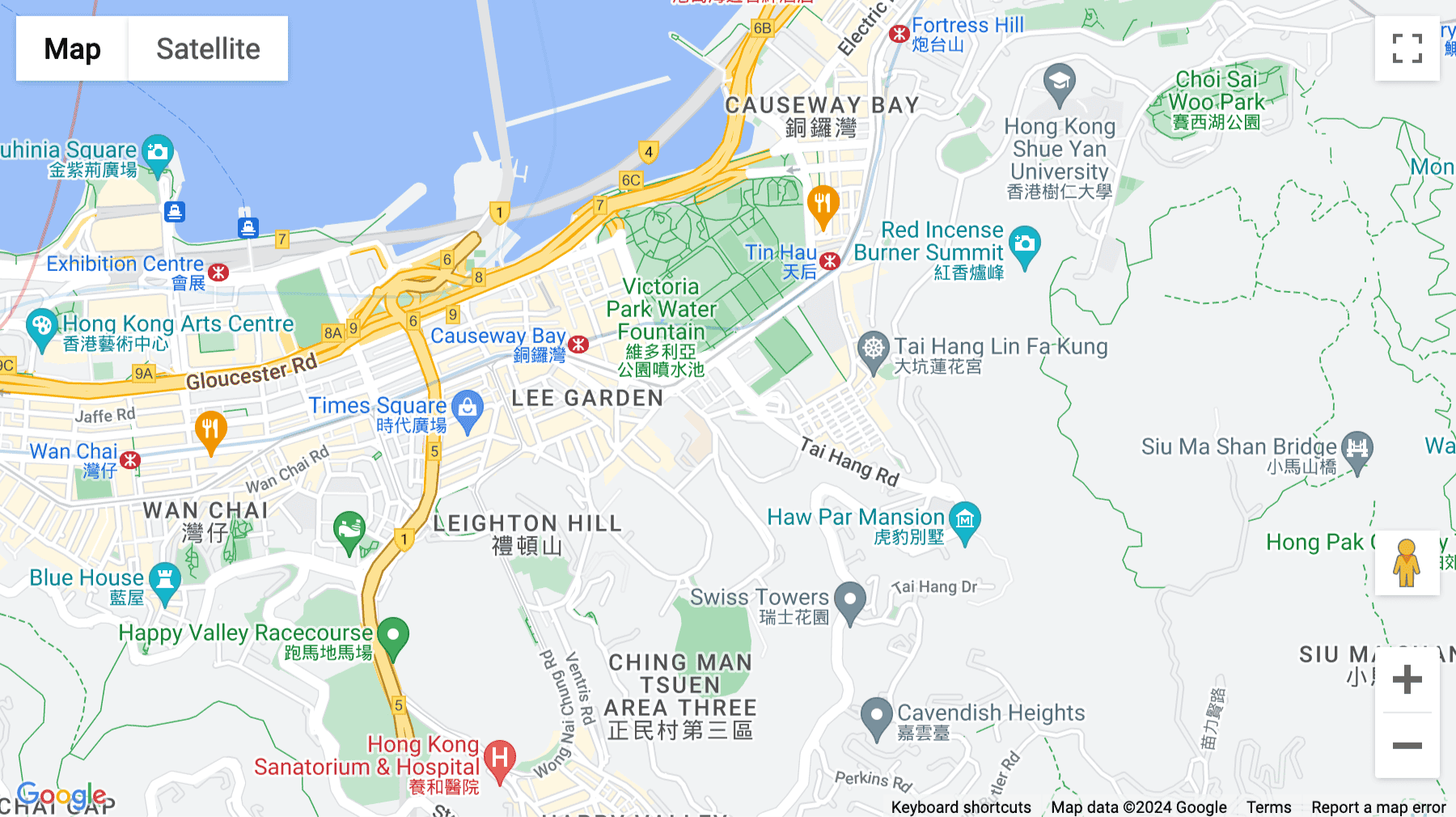 Click for interative map of The Garden Offices, 25 Tung Lo Wan Road, Ground Floor, 3rd Floor, Wanchai