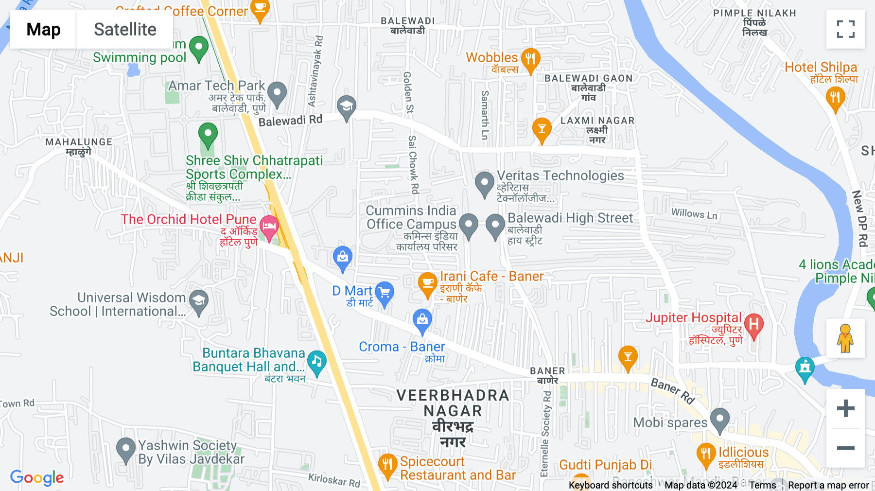 Click for interative map of Near Sygenta Company, Baner Balewadi Road, 4th Floor, Pune