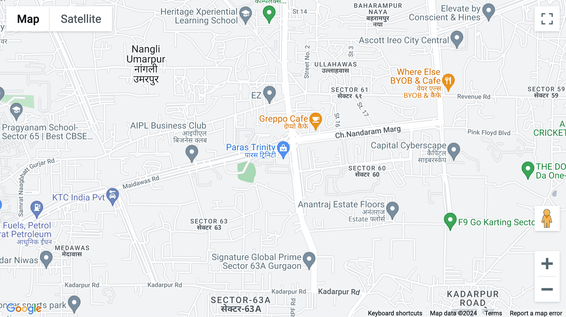 Click for interative map of Paras Trinity, Maidawas Road, 10th And 11th Floor, Gurugram