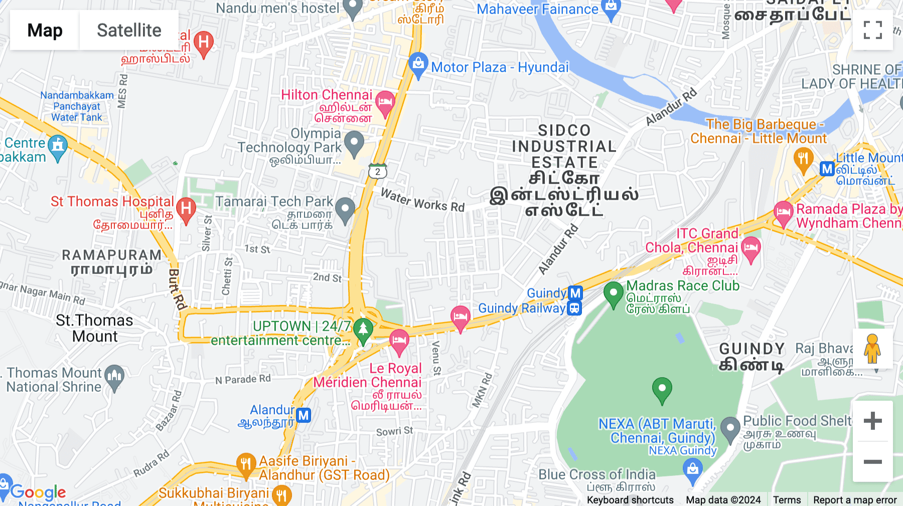 Click for interative map of Spero Primus, SIDCO Industrial Estate, 1-2 Floor, Primus Building, Guindy Industrial Estate, Door Number SP – 7A, Chennai