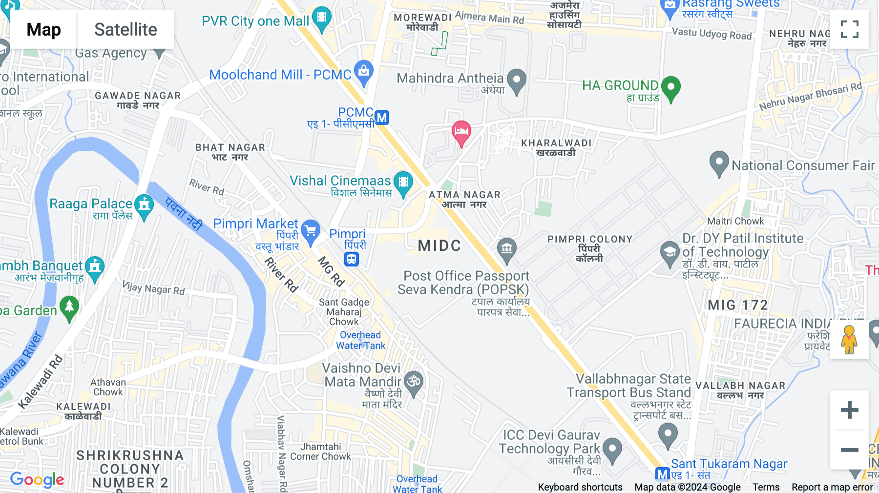 Click for interative map of Skyrise, MIDC, Pimpri Colony, Pimpri-Chinchwad, Pune