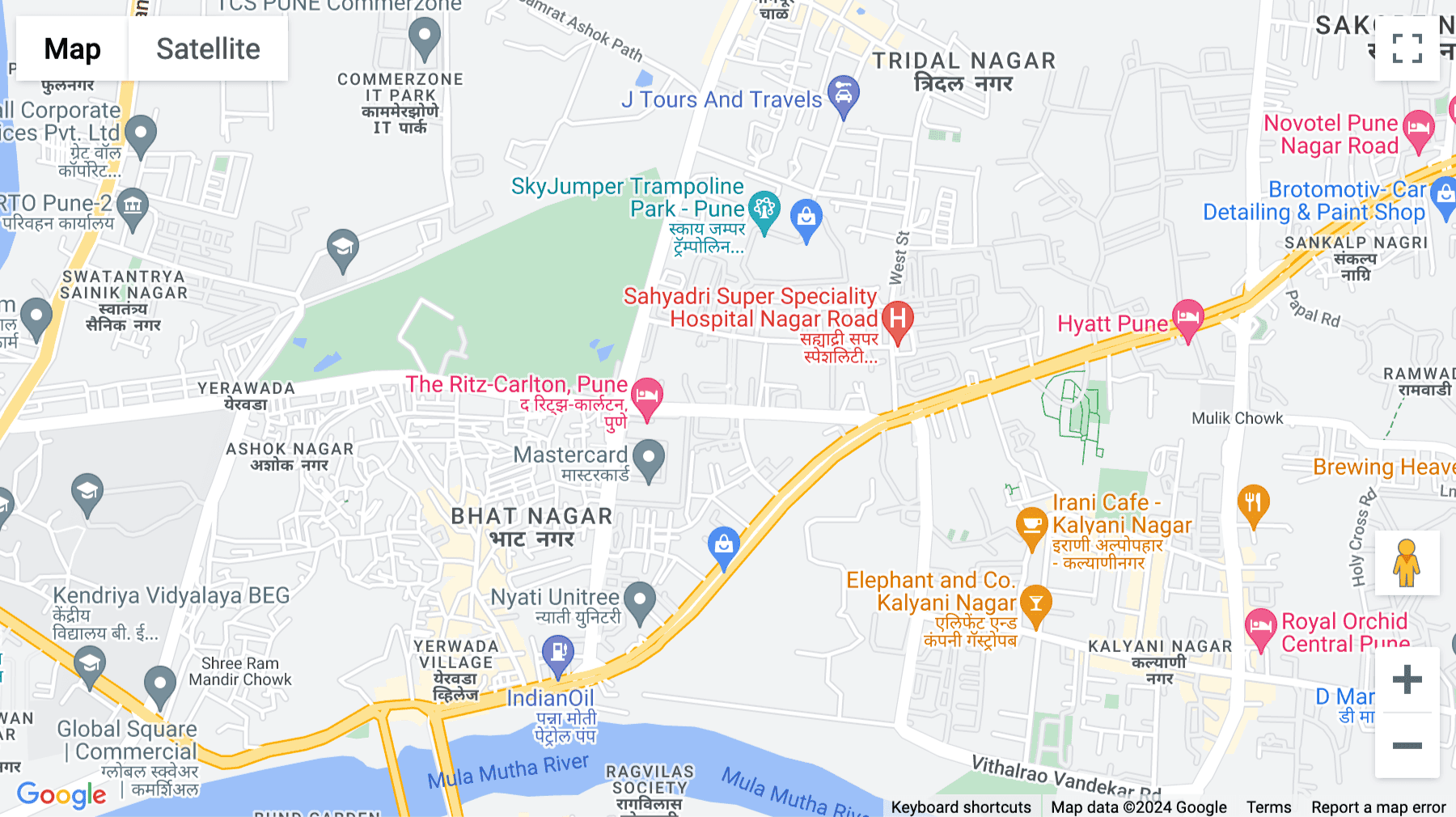 Click for interative map of Orchid, Chowk, Loop Road, Shastrinagar, Pune