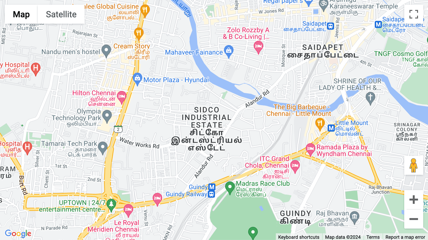 Click for interative map of Palmyra, Thiru Vi Ka Indl Estate, Saidapet, Chennai, Chennai