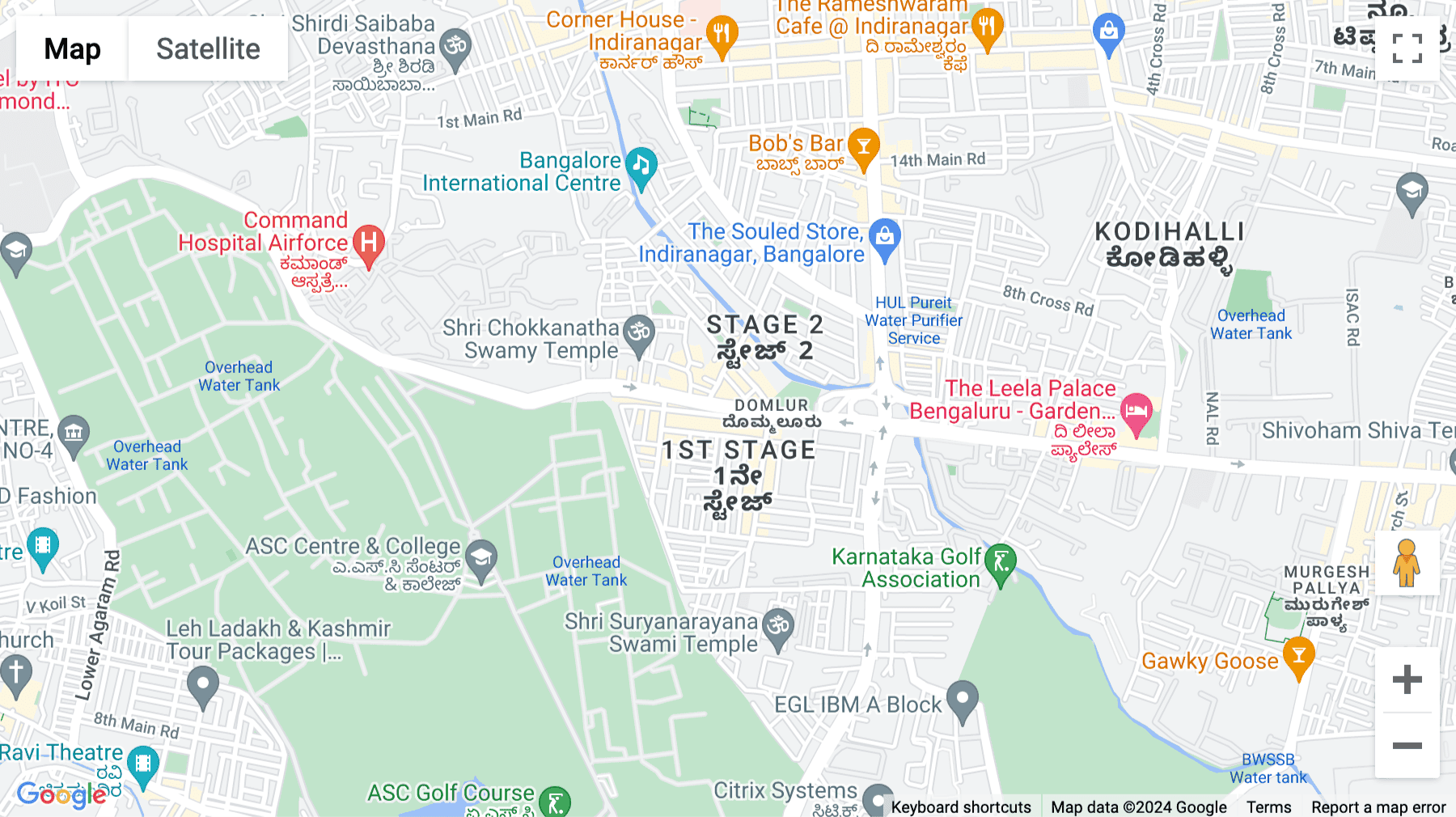 Click for interative map of Park, HAL Old Airport Road, Domlur I Stage, Domlur, Bengaluru, Bangalore