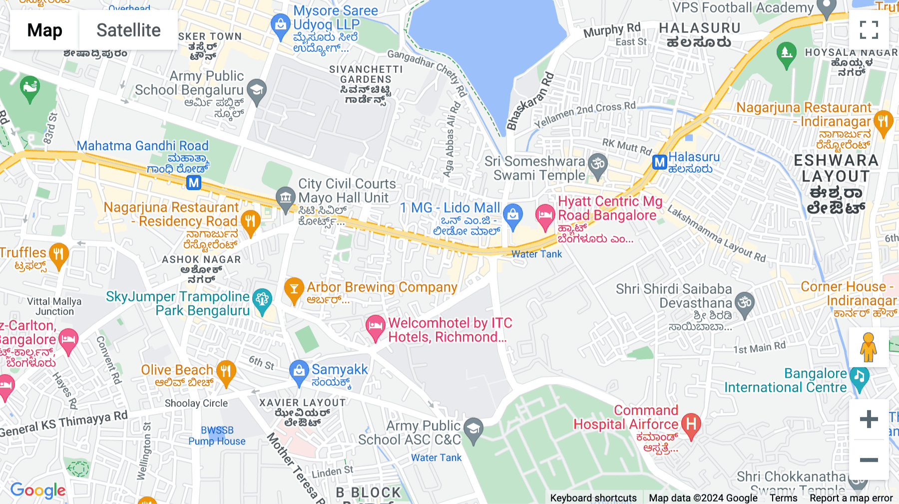 Click for interative map of Logos, 206, Mahatma Gandhi Road, Craig Park Layout, Ashok Nagar, Bengaluru, Bangalore