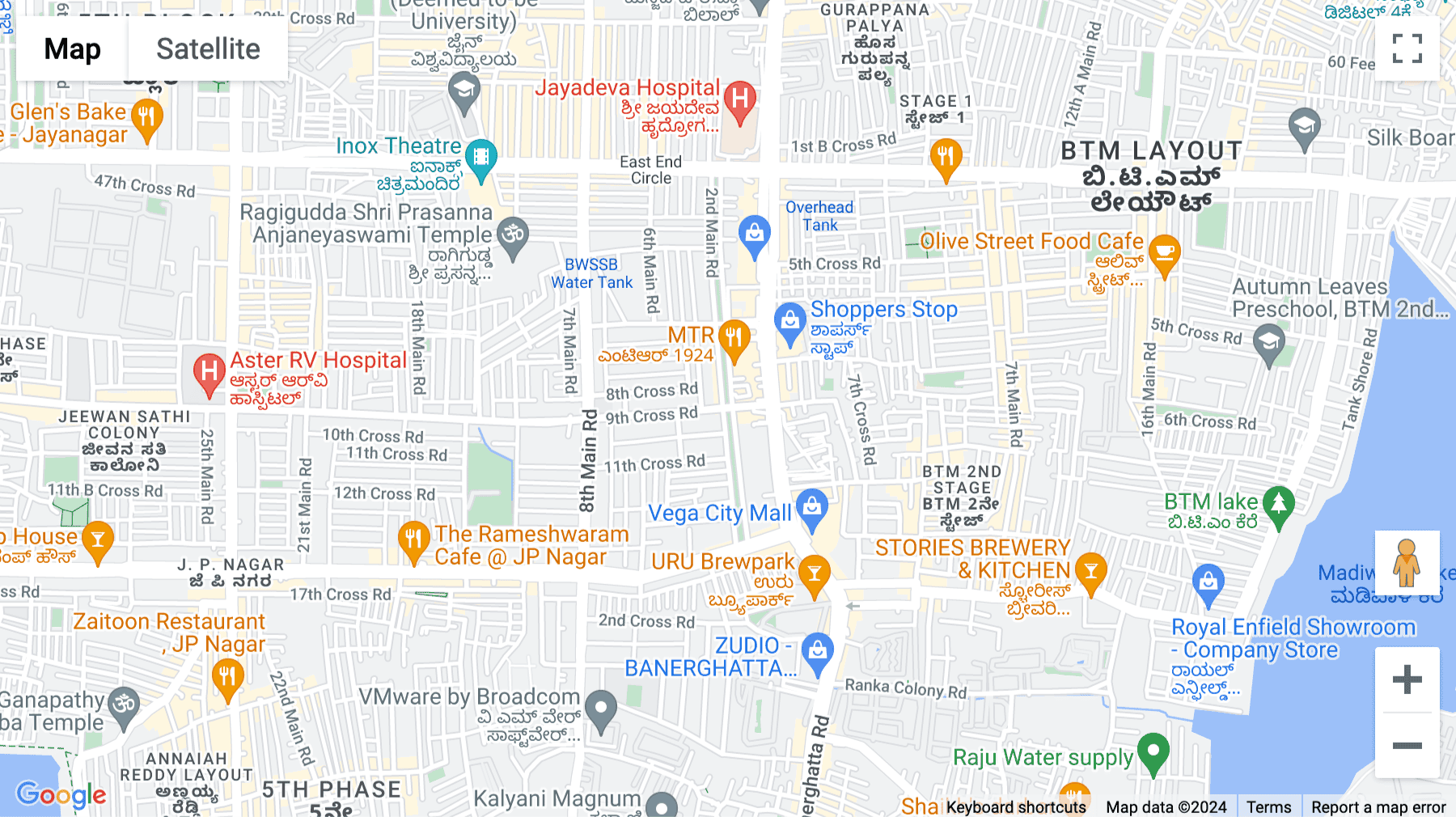 Click for interative map of Miniforest, 1st Main Road, Sarakki Industrial Layout, Dollar Layout, 3rd Phase, J. P. Nagar, Bengaluru, Bangalore