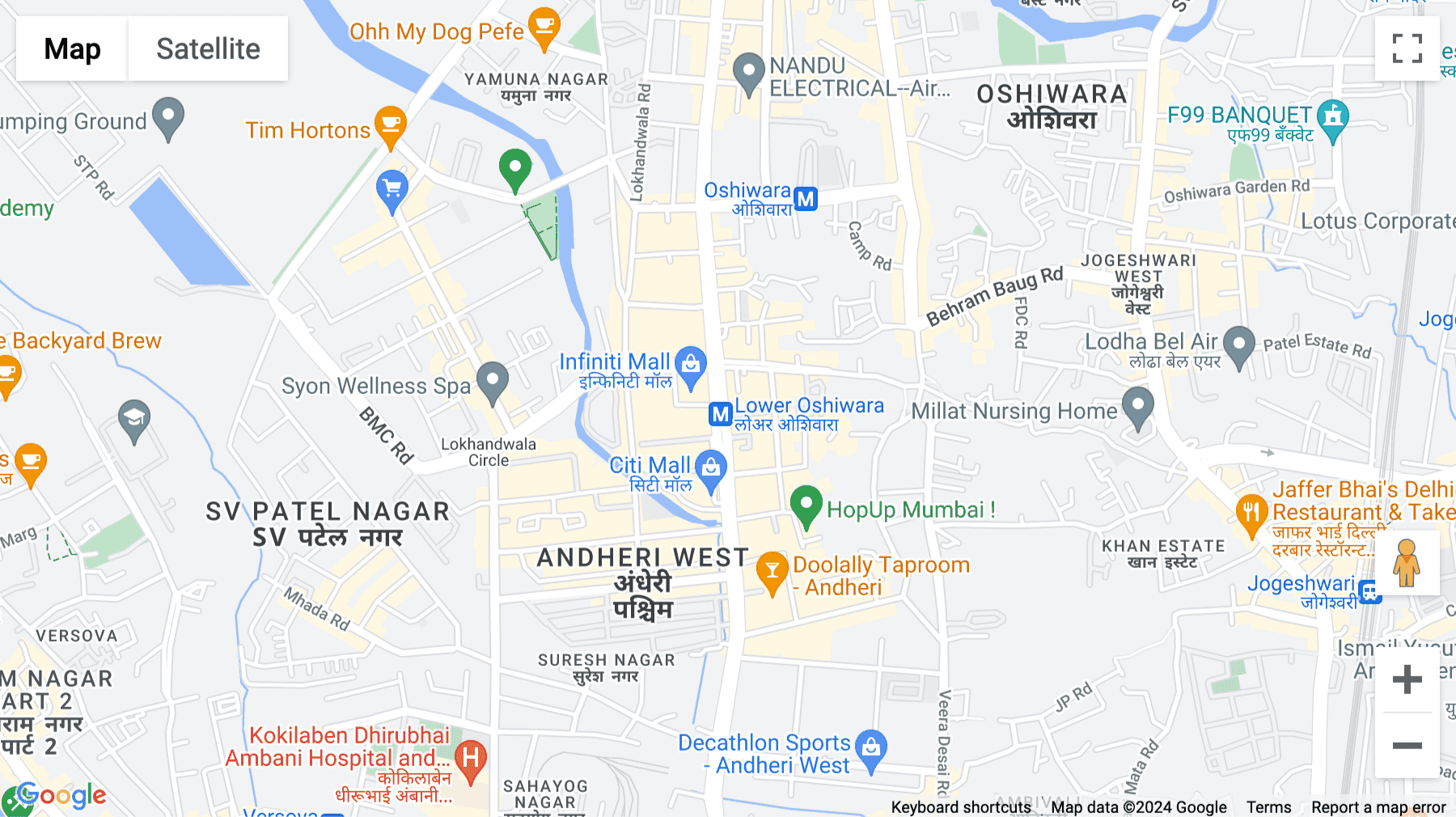 Click for interative map of E-309, 702, 703, Crystal Plaza, (Opposite Infiniti Mall), Andheri Link Road, Mumbai