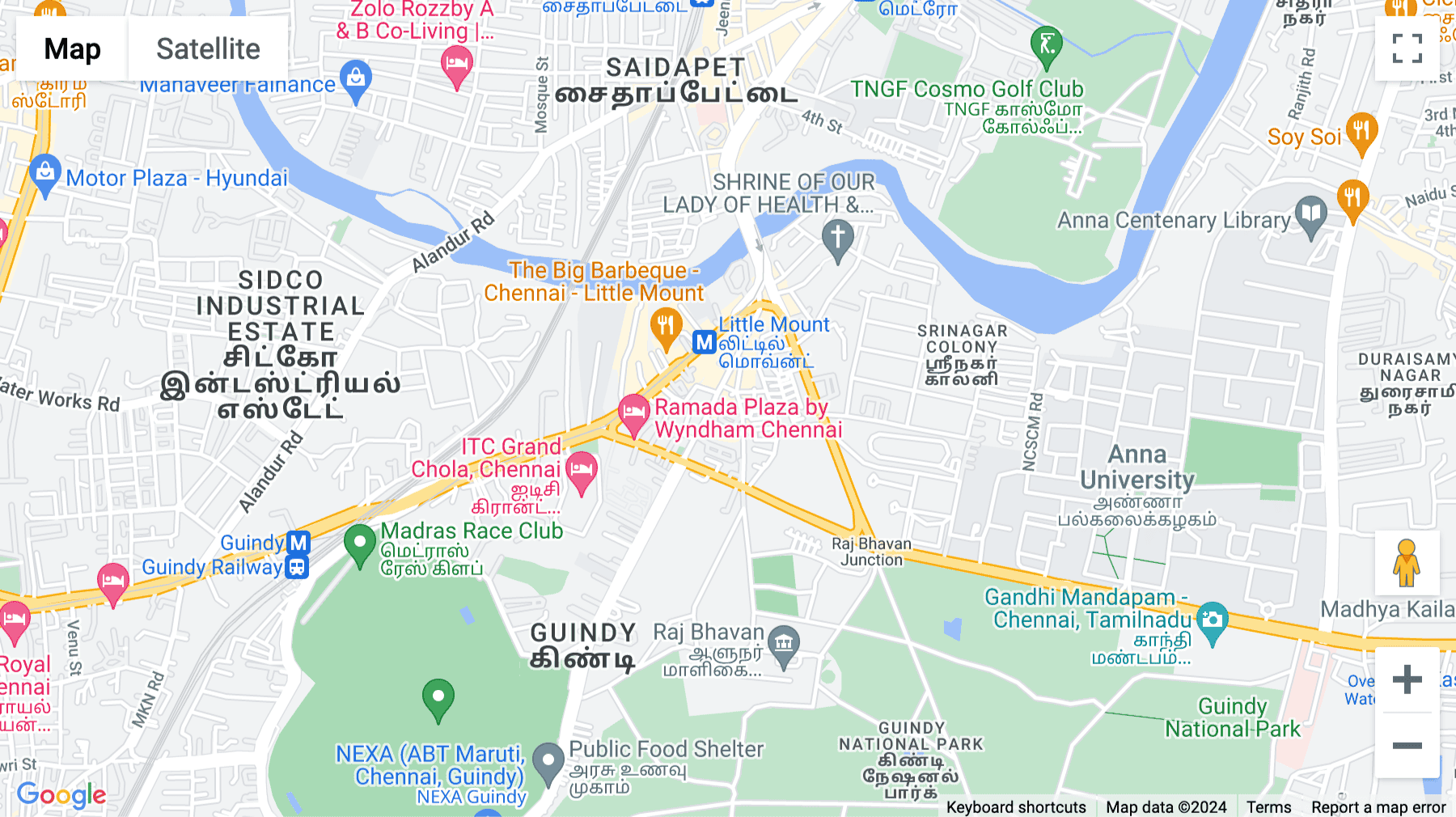 Click for interative map of Prestige Cosmopolitan2, Venkta Puram, Floor Ground-1st-2nd-3rd-4th-5th-6th, Chennai