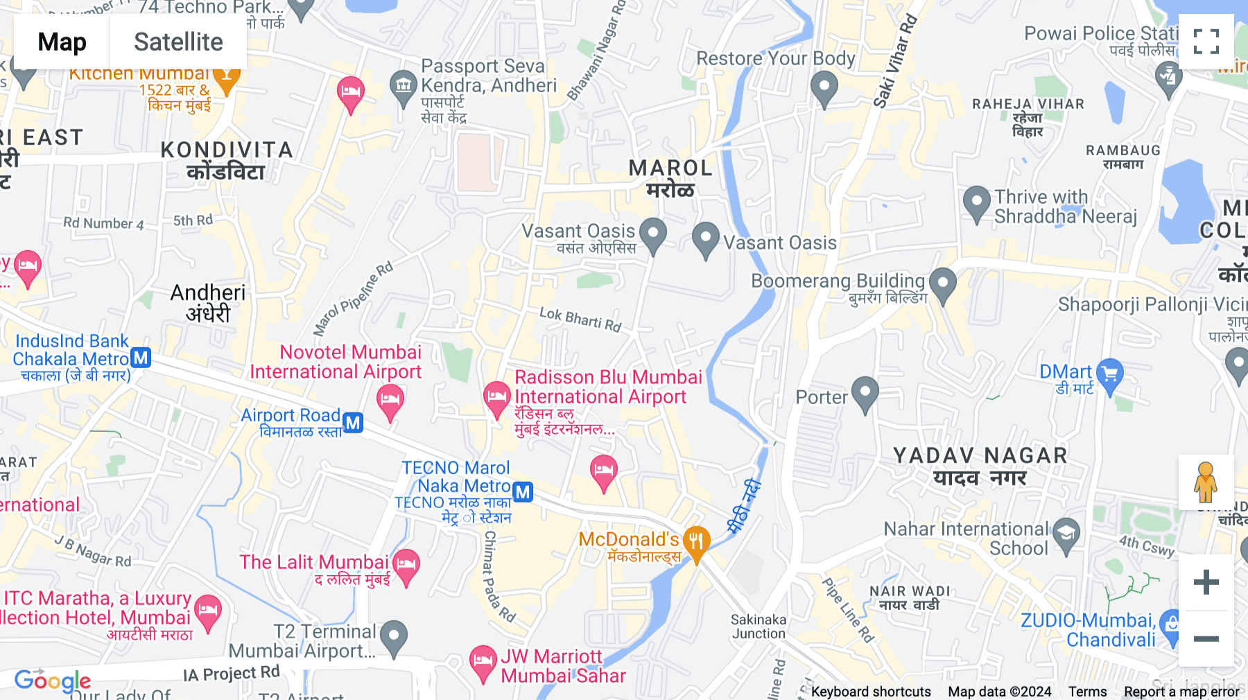 Click for interative map of Vaman Techno Centre, Marol Makwana Road, Andheri, 5th and 6th floor, Mumbai