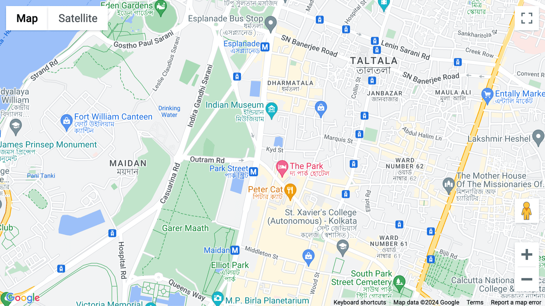 Click for interative map of 43, Palace Court, 1/43B, DR. MD. Ishaque Road formerly, Kyd Street, (near MLA Hostel), Park Street area, 1st Floor, Kolkata