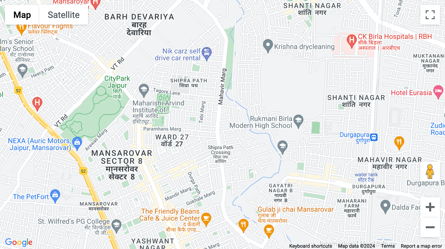 Click for interative map of 150/21, Creware Lane, Shipra Path, Mansarovar, Jaipur