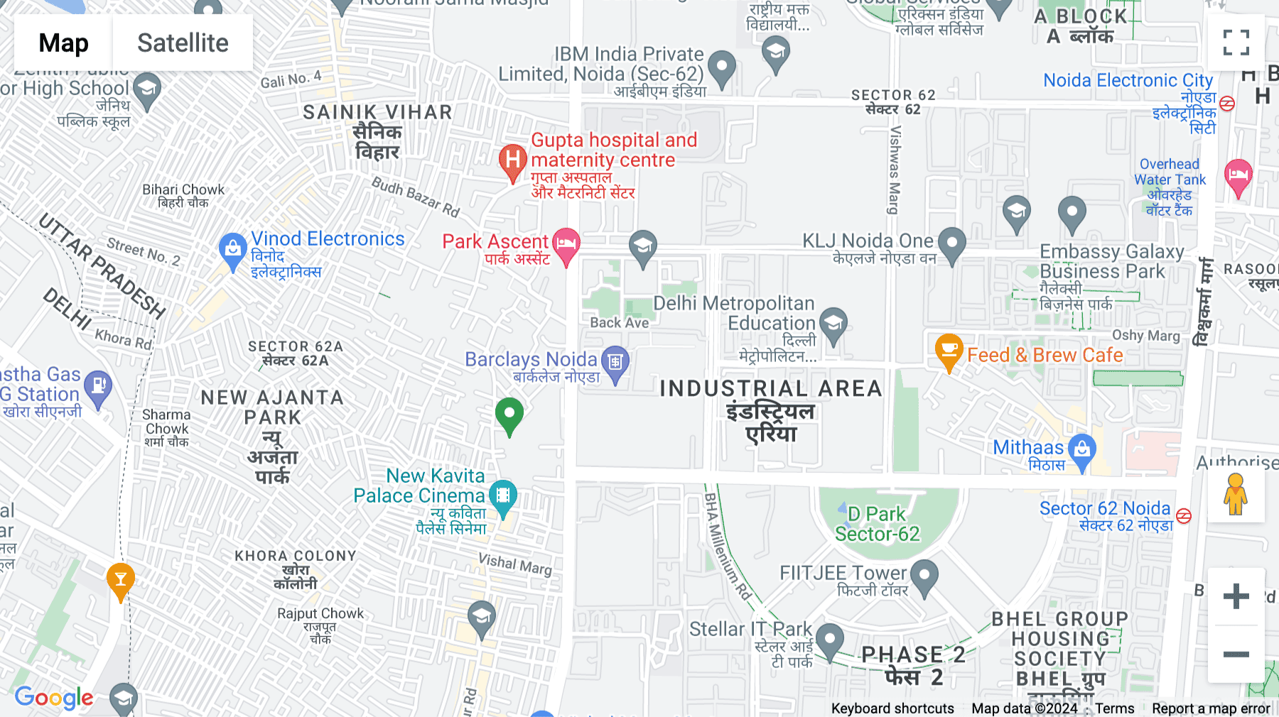 Click for interative map of Candor Techspace, Noida