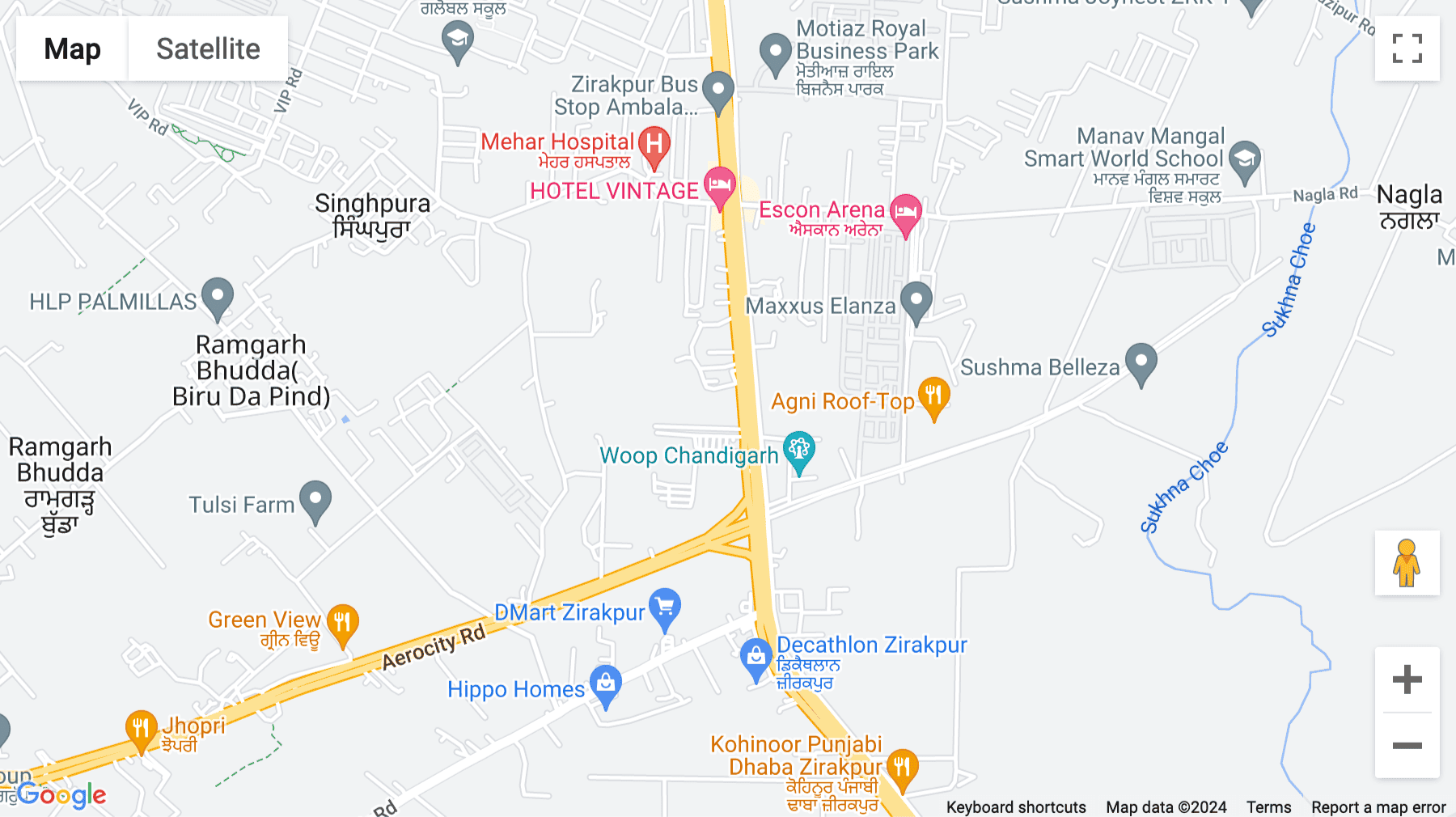 Click for interative map of Shop Cum Office, 203-205, Chandigarh-Ambala Highway, The Summit, Level, 4, Zirakpur