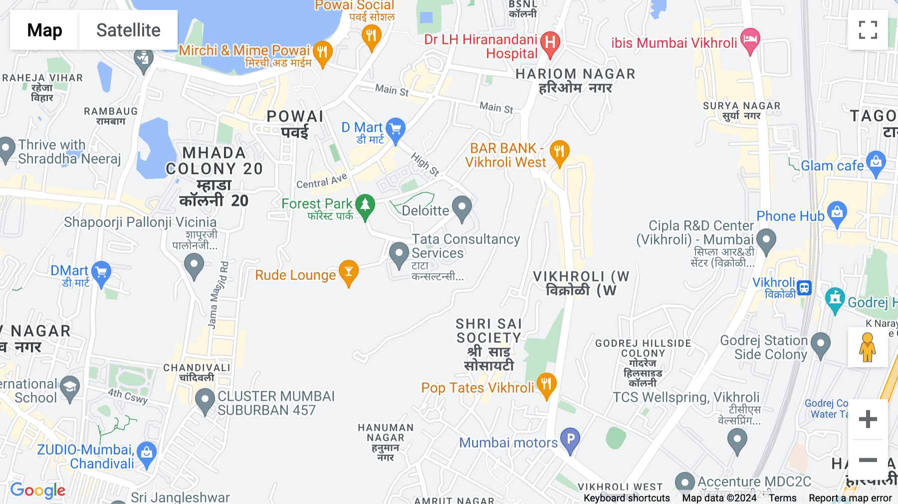 Click for interative map of South Avenue, Hiranandani Gardens, Winchester, Ground Floor, Mumbai