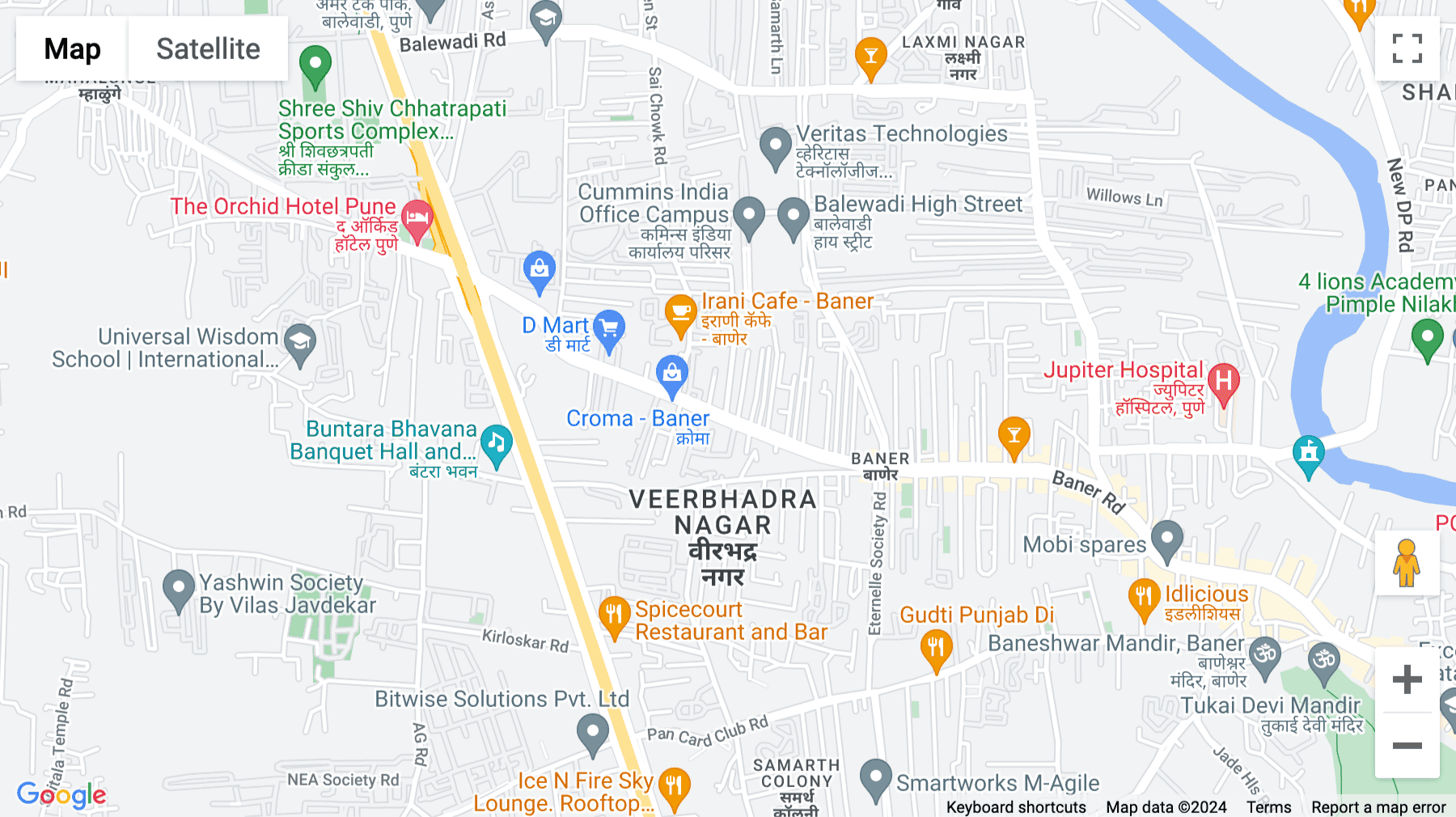 Click for interative map of Aspiration Building, Office No.102, 3rd Floor, Sr No. 110/11/8, 110/11/9, Main Baner Road, (Above Absolute Barbeque), Pune