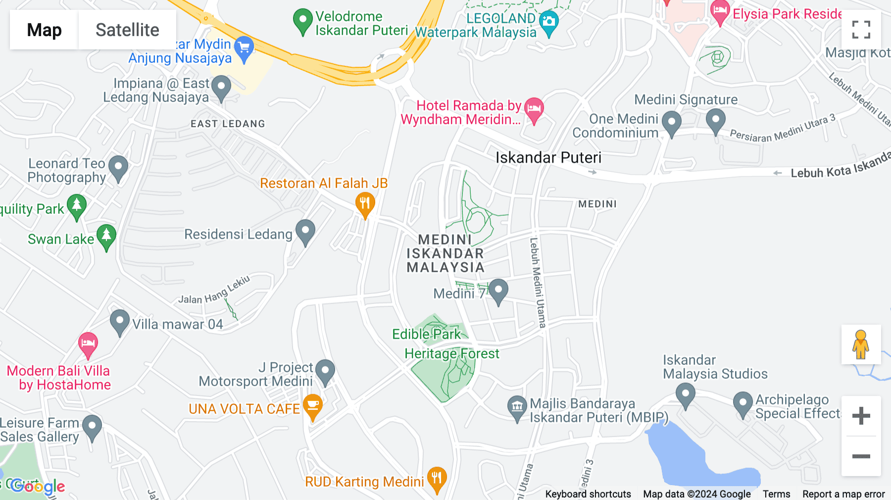 Click for interative map of Pusat Komersial Tasik Medini, Persiaran Medini Sentral 1, andar Medini Iskandar, Johor Bahru