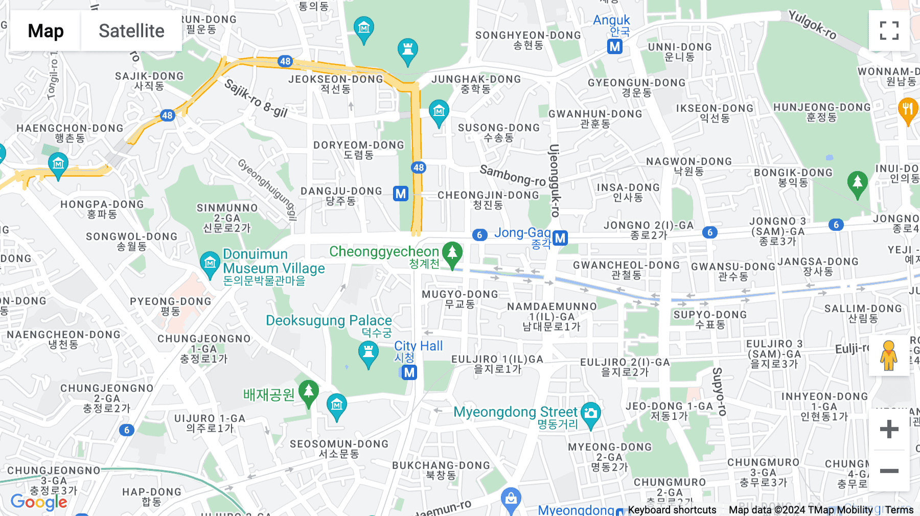 Click for interative map of 149 Seorin-dong, Kwanghwamoon, Jongno-gu, Seoul