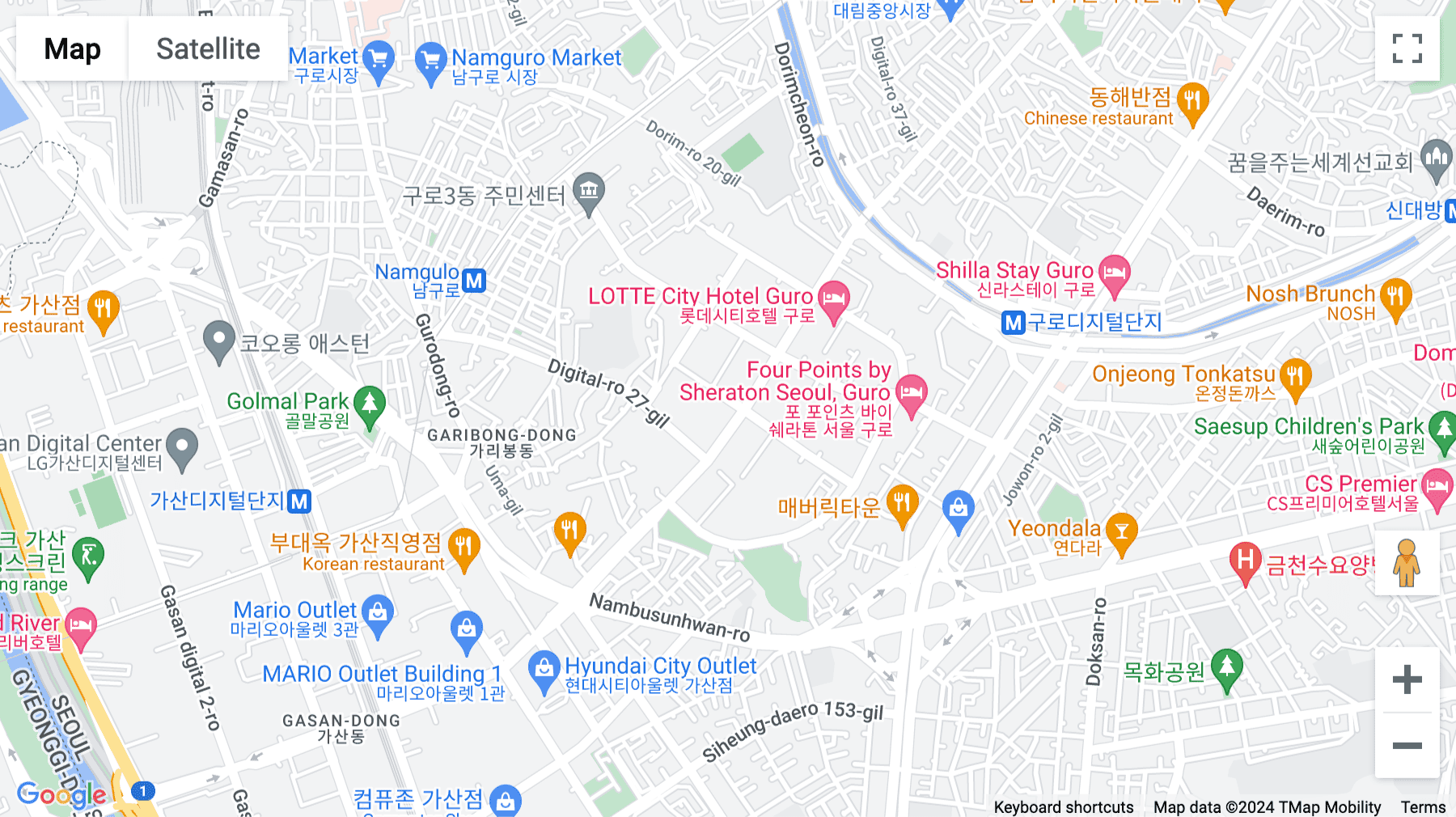 Click for interative map of 300, Digital-ro, Guro 1, Seoul