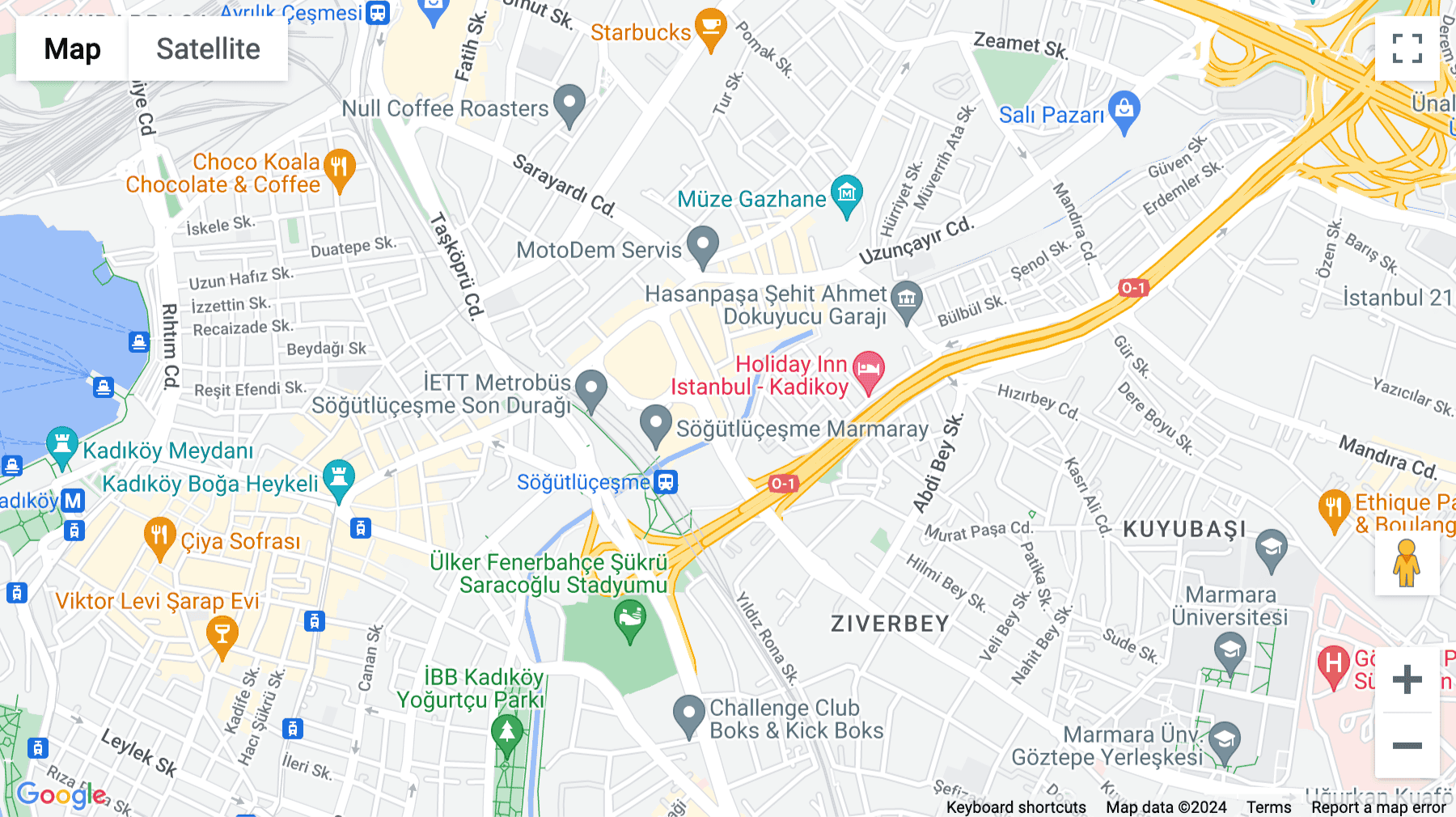 Click for interative map of Hasanpaşa Mah, Nabizade Sokak No: 82 /1, Istanbul