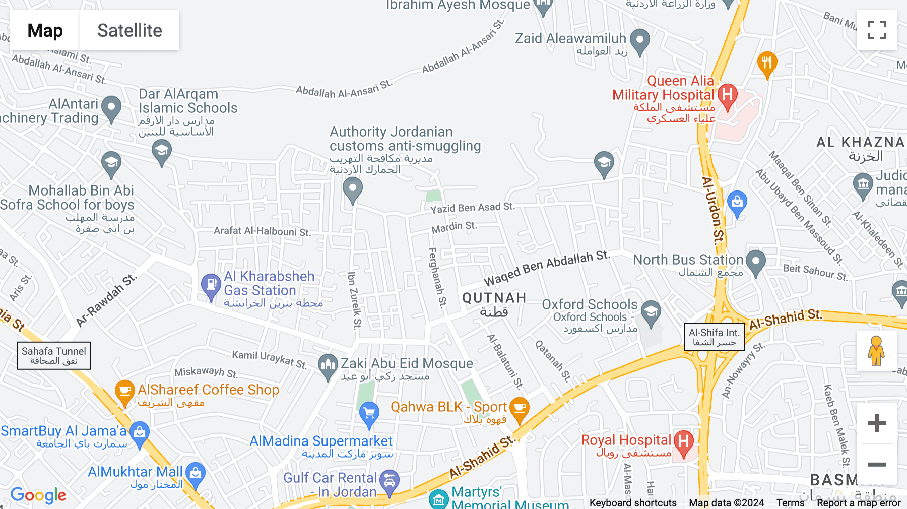 Click for interative map of KHBP, Hive Building Number 15, Al Sha'ab Street, Amman