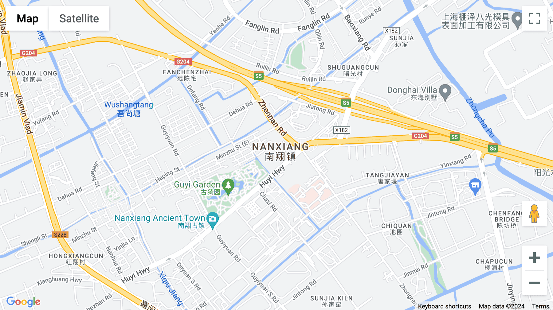 Click for interative map of Sunac West Ring Center, Lane 77, Tingxueyuan Road, Shanghai