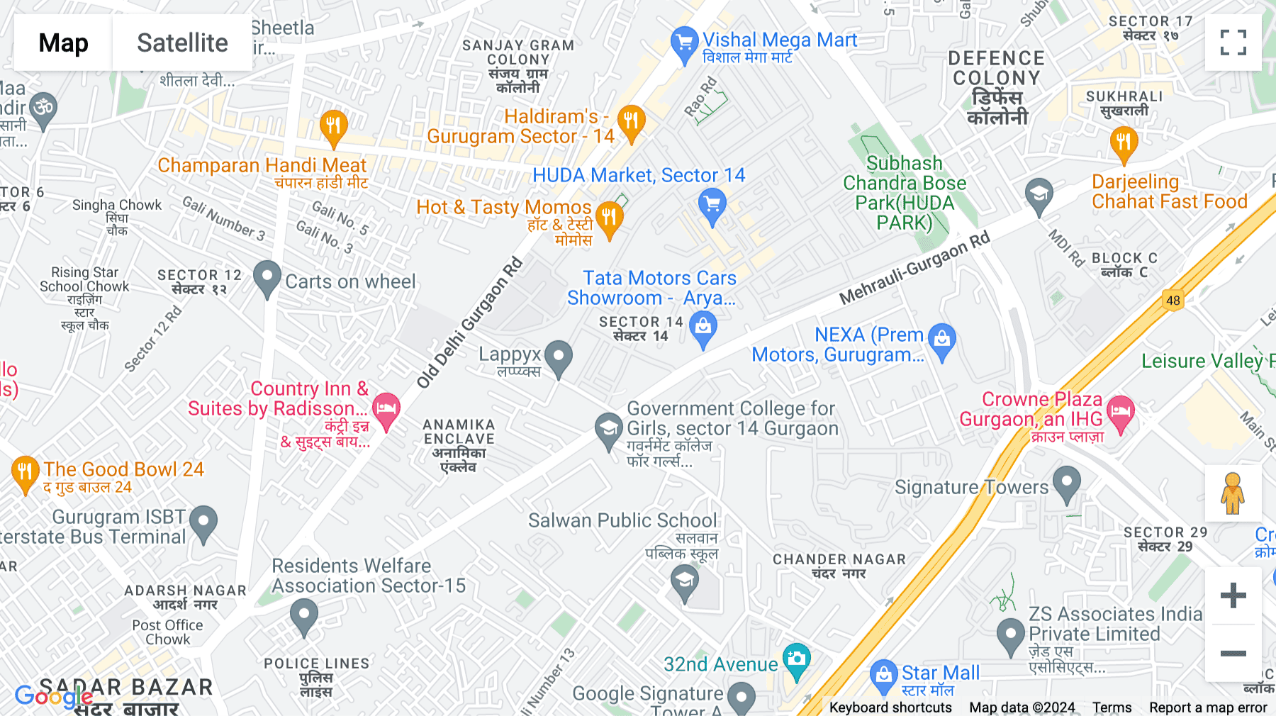 Click for interative map of B-38, Old DLF, Stand Alone Building, Gurugram