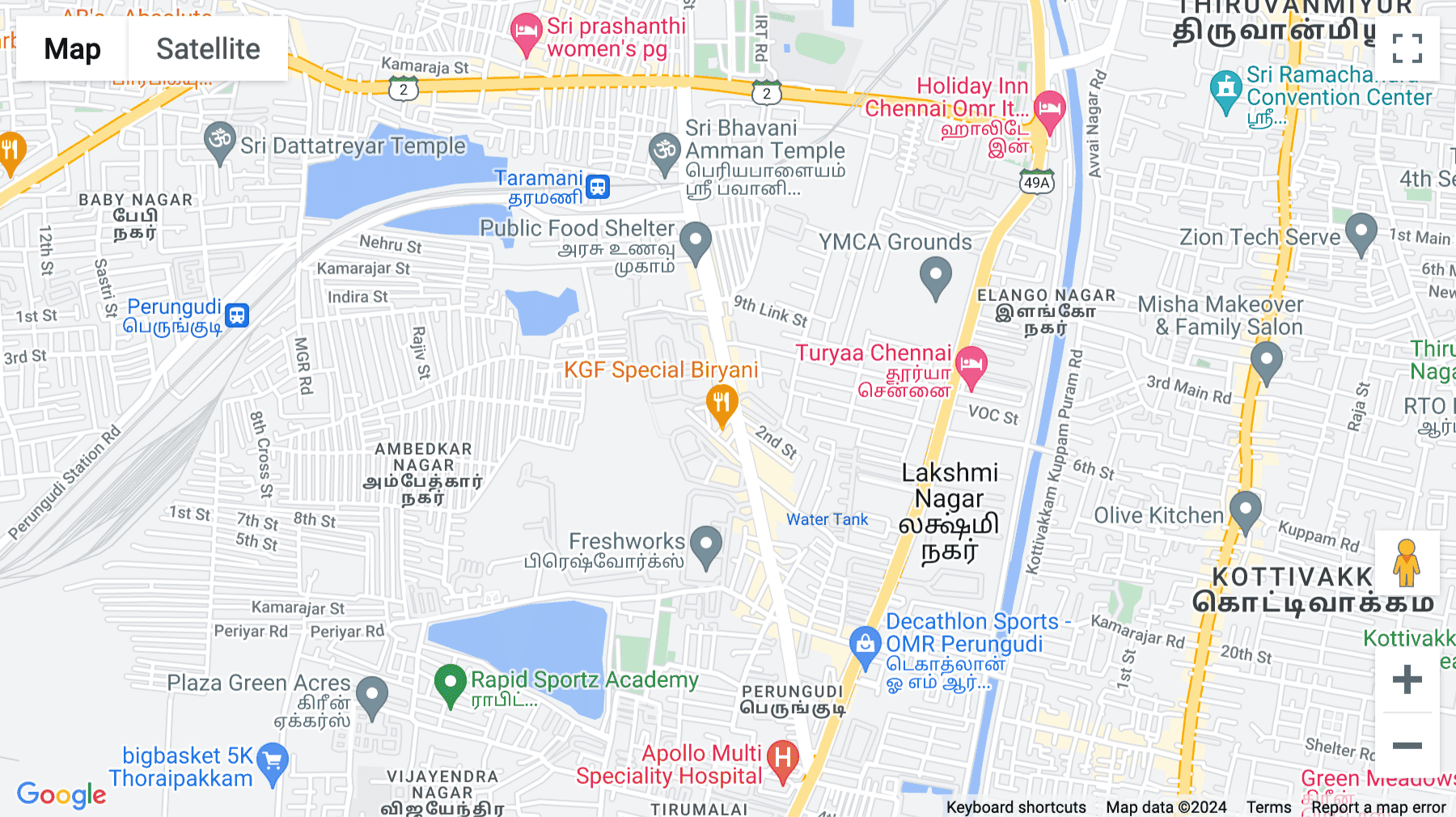 Click for interative map of Campus 3B, MGR Main Road Kandhanchavadi, 2nd Floor, RMZ Millenia 11, Chennai