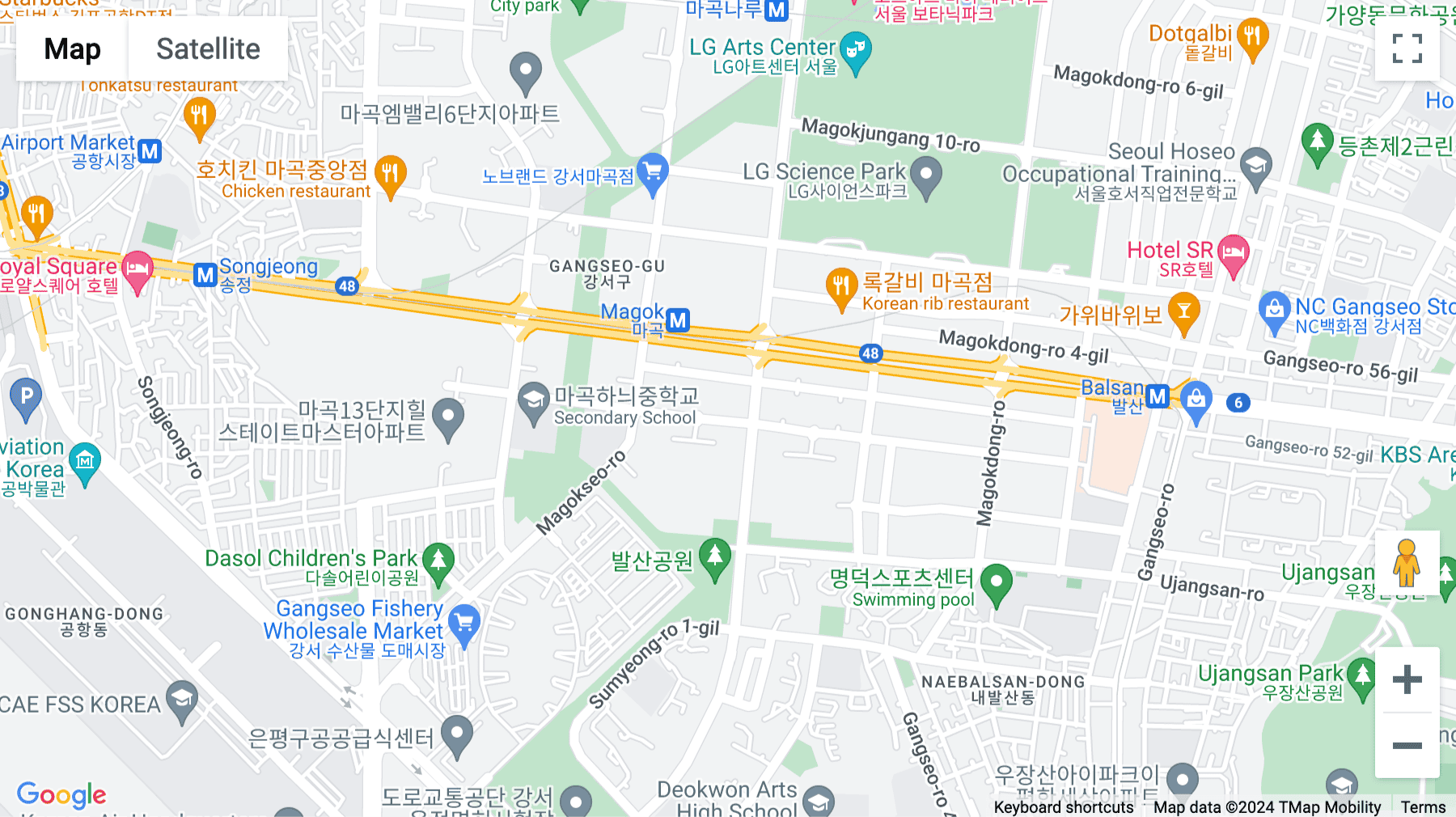 Click for interative map of 10, Magokjungang 1-ro, Ganseo-gu, Hanil Novelia, 8th Floor, Seoul