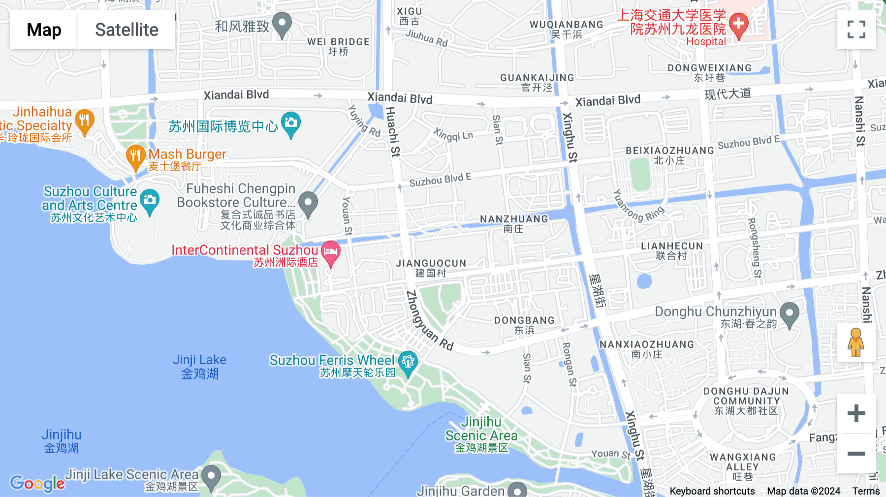 Click for interative map of No.88 Huachi Street, Floor 30 & Floor 31, Tower 1, Jinghope Plaza, Industrial Park District, Suzhou