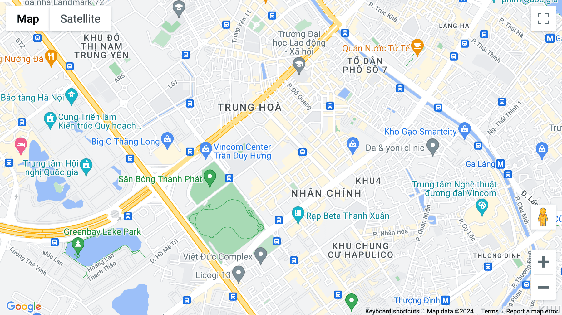 Click for interative map of Hoang Dao Thuy Street, Floor 2, Building 25T2, Hanoi