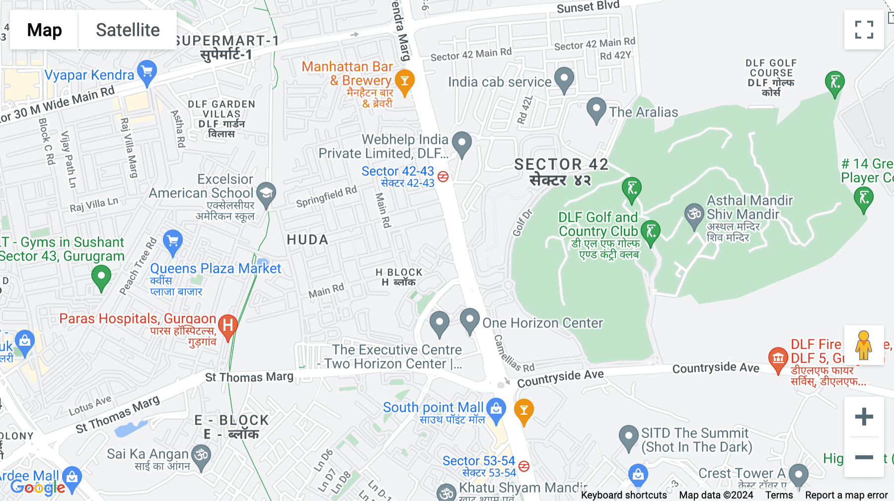 Click for interative map of Golf Course Road, 2nd Floor, MPD Tower, DLF Phase V, Sector 43, Gurugram