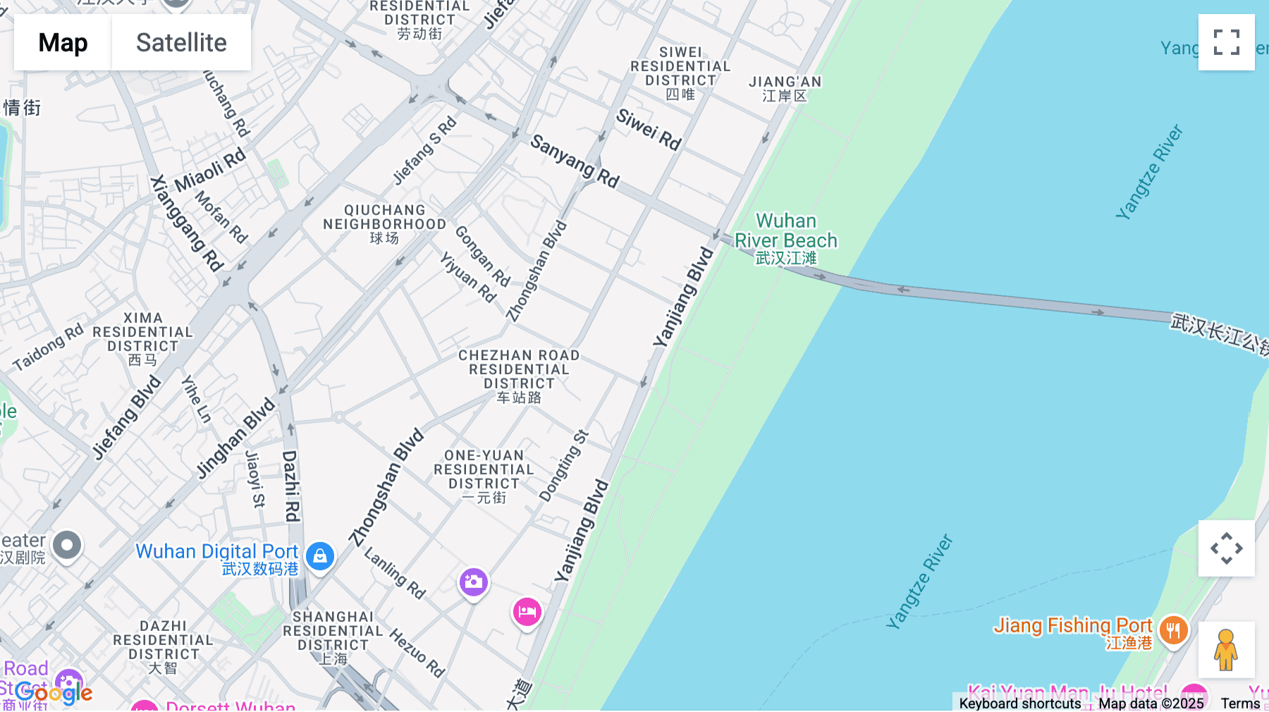 Click for interative map of New World Trade Building, Block I, 36th Floor, 568 Jianshe Avenue, Wuhan