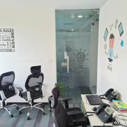 Offices at Geek Space Business Centre, 12th floor, Manjeera Trinity Corporate, JNTU – Hitech City Road, (near eSeva Lane / Lulu Mall), K P H B Phase 3, Kukatpally, Hyderabad – 500072, India.