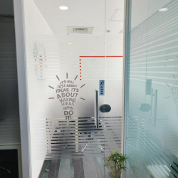 Interior of Geek Space Business Centre, 12th floor, Manjeera Trinity Corporate, JNTU – Hitech City Road, (near eSeva Lane / Lulu Mall), K P H B Phase 3, Kukatpally, Hyderabad – 500072, India.