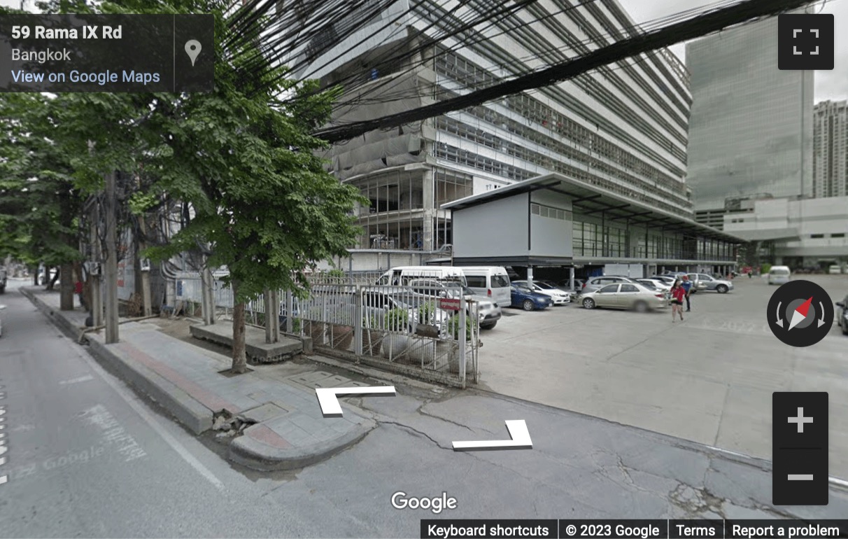 Street View image of 35th Floor, 33/4 Tower A, Rama 9 Road, Huaykwang Sub-district, Bangkok