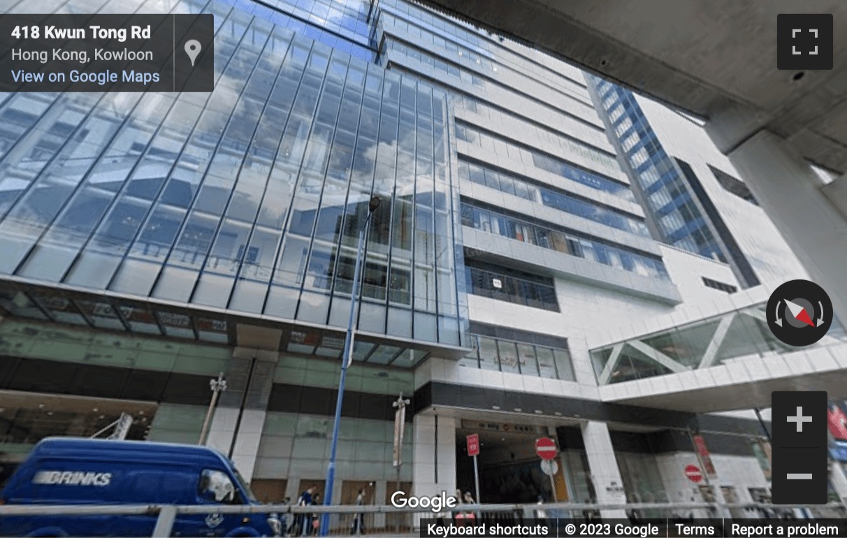 Street View image of 1501-08 Millennium City 5, 418 Kwun Tong Road, Kwun Tong, Kowloon