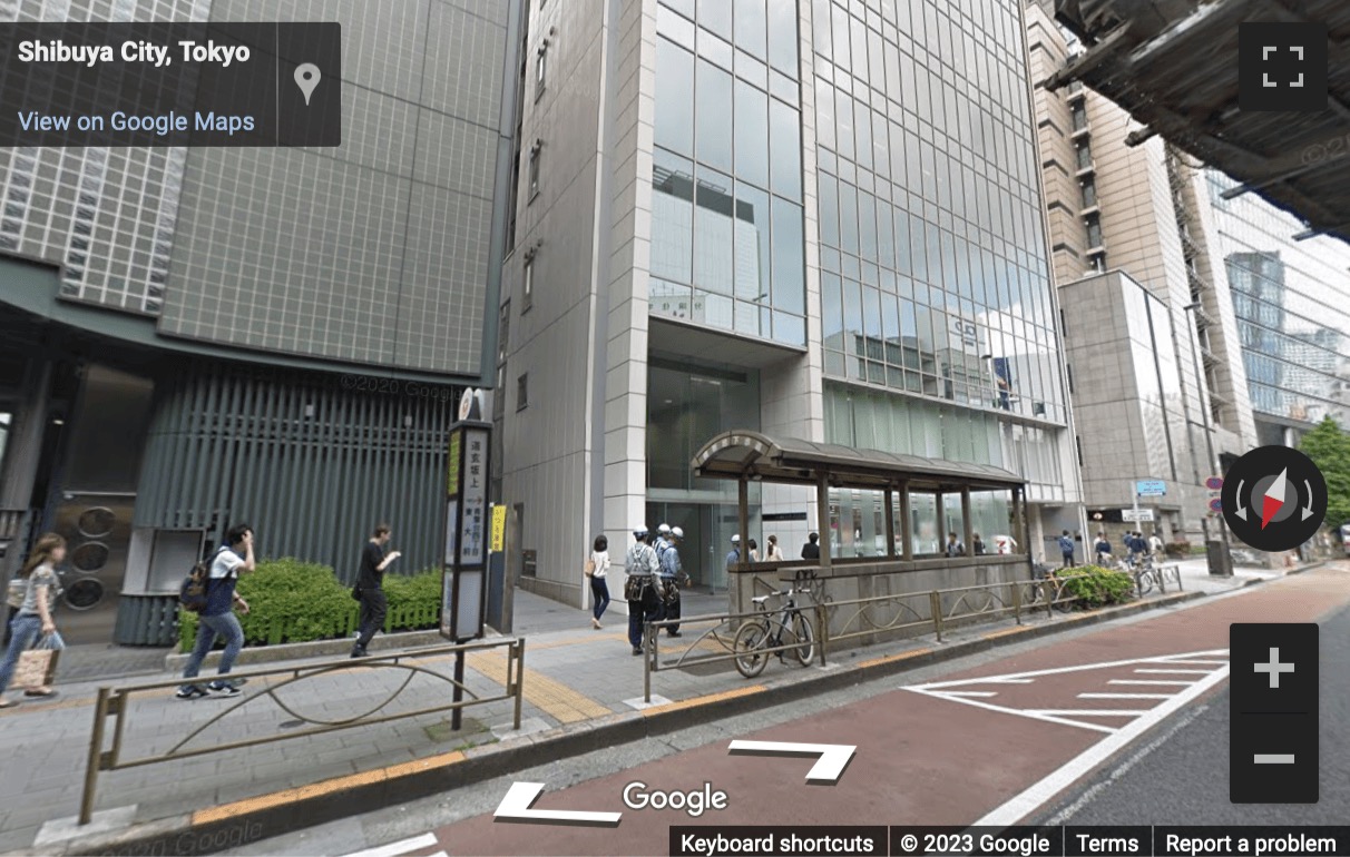 Street View image of Glass City Shibuya 6th Fl, 16-28 Nanpeidai, Shibuya-ku, Tokyo, Japan