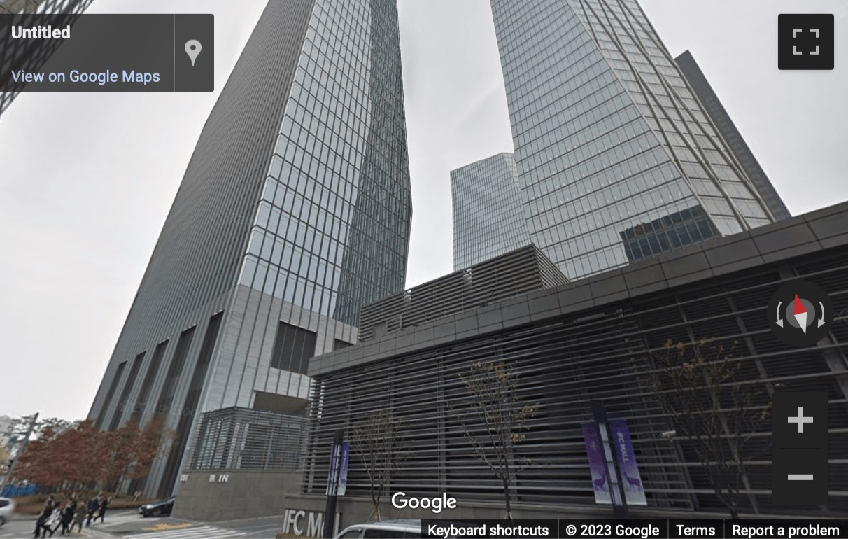 Street View image of International Finance Centre Seoul, Two IFC, 10 Gukjegeumyung-ro, Youngdeungpo-gu