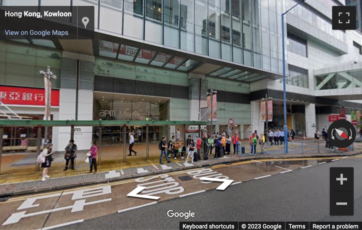 Street View image of Suite 2602-3, 26/F, BEA Tower, Millennium City 5, 418 Kwun Tong Road, Hong Kong