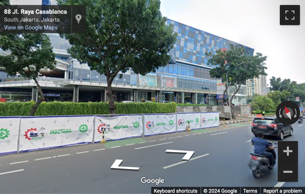 Street View image of Tower A, Floor 10E, JL. Casablanca Raya Kav. 88, Jakarta Pusat