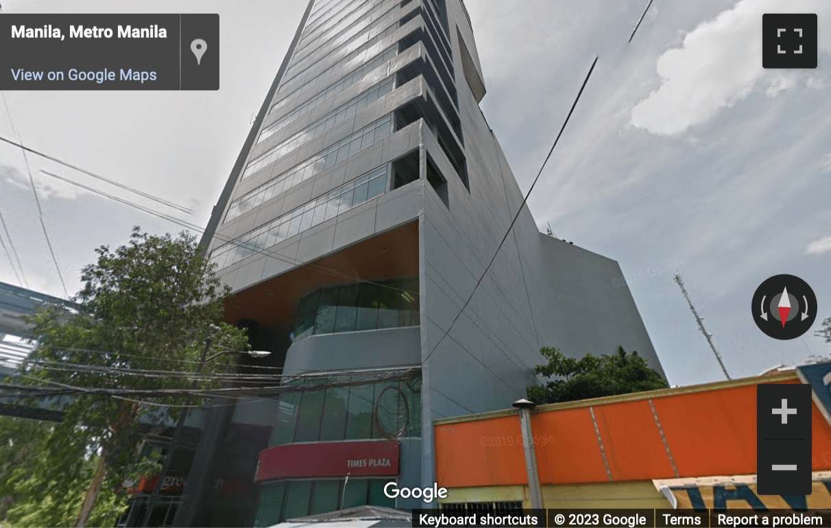Street View image of 12/F, Times Plaza Building, United Nations Avenue corner Taft Avenue, Ermita, Manila