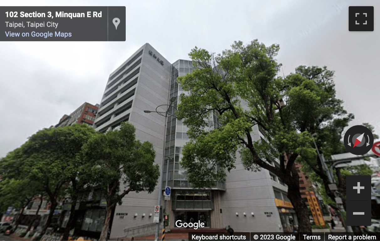 Street View image of 8F, No. 367, Fuxing North Road, Songshan Dist. 105, (R. O. C. ), Taipei