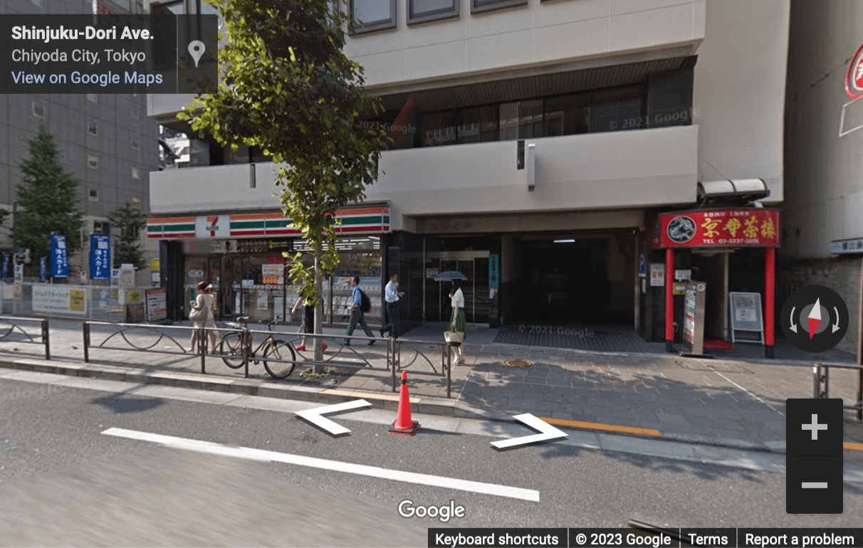 Street View image of Kojimachi, 4F & 8F, KS Building, 4-5-20 Kojimachi, Chiyoda-ku, Tokyo