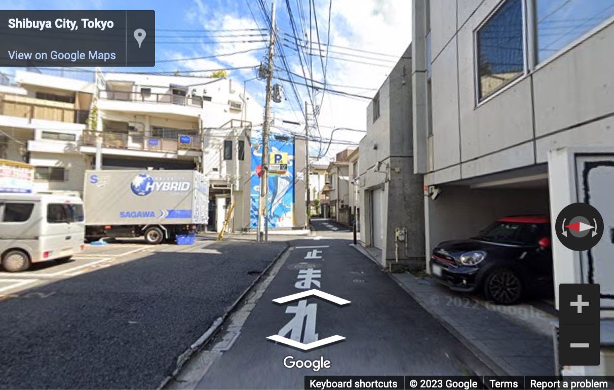 Street View image of Daikanyama, 1F & 2F Frances Building, 2-19-9 Ebisu Nishi, Shibuya-ku, Tokyo