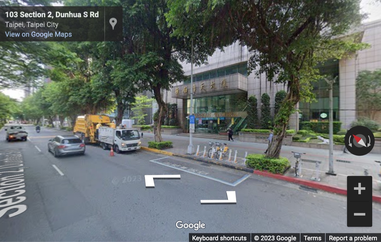 Street View image of 2F. , No. 99, Sec. 2, Dunhua S. Rd. , Da’an Dist. , Taipei City 10601, Taiwan (R. O. C. )